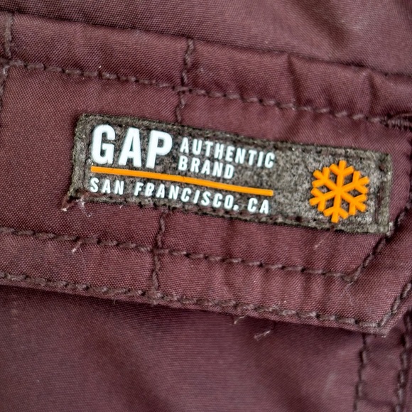 GAP Brown Overalls Adjustable Straps Water-Resistant - Picture 3 of 8